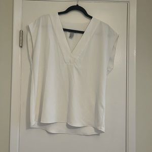 H&M White Blouse Size 6